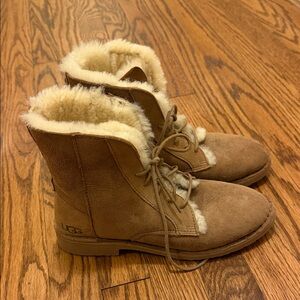 Ugg lace up books. Size 8